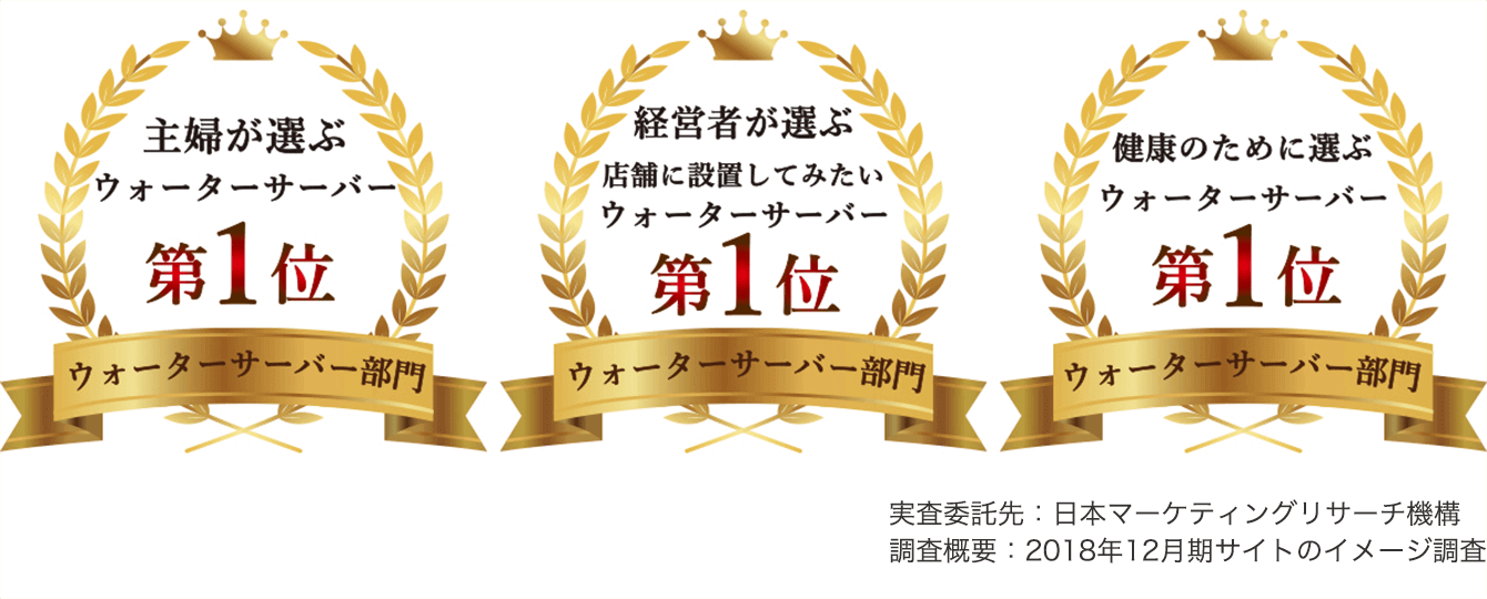 ウォーター部門第1位